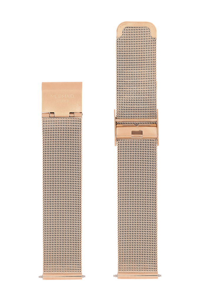 Roségolden Mesh Band