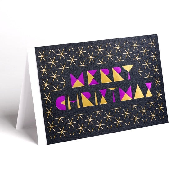 Christmas Cards Pink (Pack of 4)
